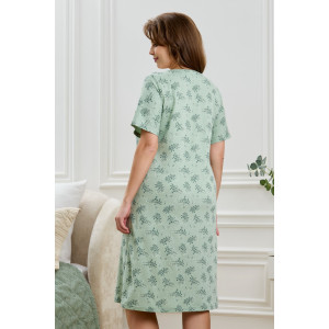 Сорочка женская "Канна-1" кулирка (р-ры: 50-60) зеленый Сорочка женская "Канна-1" кулирка (р-ры: 50-60) зеленый