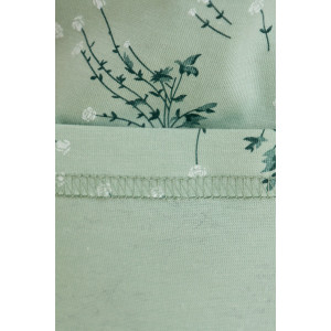 Пижама женская "Канна-2" кулирка (р-ры: 50-64) зеленый