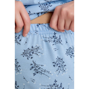 Пижама женская "Канна-2" кулирка (р-ры: 50-64) голубой