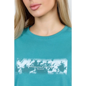 Костюм двойка женский "Улан-2" кулирка (р-ры: 44-54) петроль Костюм двойка женский "Улан-2" кулирка (р-ры: 44-54) петроль