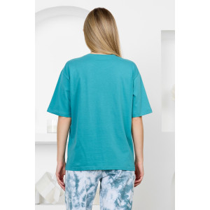 Костюм двойка женский "Улан-2" кулирка (р-ры: 44-54) петроль Костюм двойка женский "Улан-2" кулирка (р-ры: 44-54) петроль