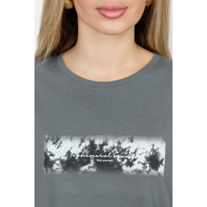 Костюм двойка женский "Улан-2" кулирка (р-ры: 44-54) серый