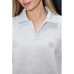 Толстовка женская "Триумф-4" футер 3-х нитка с начесом (р-ры: 44-54) кармеланж