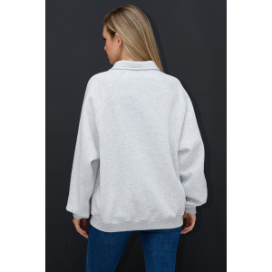 Толстовка женская "Триумф-4" футер 3-х нитка с начесом (р-ры: 44-54) кармеланж