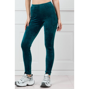 Леггинсы женские "Фемида" велюр стрейч (р-ры: 42-54) зеленый
