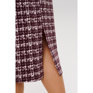 Юбка женская Ю26 футер 2-х нитка (р-ры: 50-66) винный Юбка женская Ю26 футер 2-х нитка (р-ры: 50-66) винный