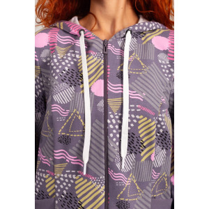 Костюм двойка женский "Дорис" ФК-17 футер с лайкрой (р-ры: 48-60) лиловый