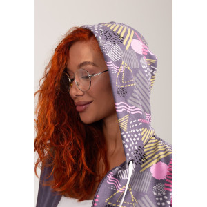 Костюм двойка женский "Дорис" ФК-17 футер с лайкрой (р-ры: 48-60) лиловый