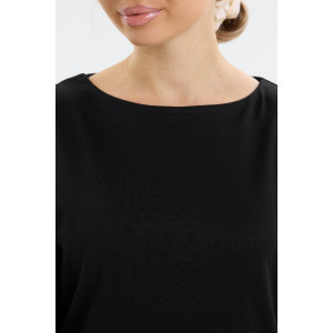 Платье женское П-045 милано (р-ры: 46-56) черный