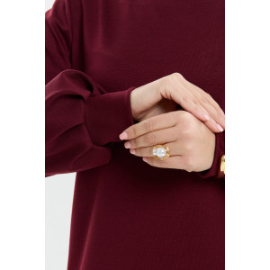 Платье женское П-045 милано (р-ры: 46-56) рубиновый