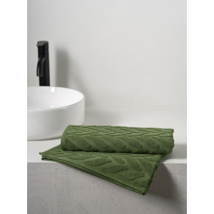Полотенце махровое "Braid" зеленый Полотенце махровое "Braid" зеленый