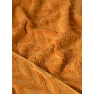 Полотенце махровое "Braid" желто-оранжевый