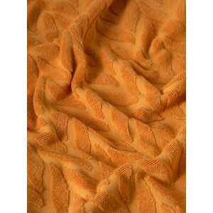 Полотенце махровое "Braid" желто-оранжевый