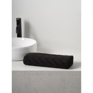 Полотенце махровое "Braid" графит