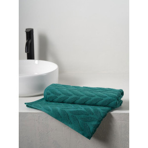 Полотенце махровое "Braid" темно-бирюзовый