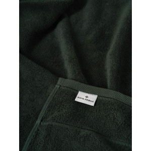 Полотенце махровое "Patterns" темно-зеленый