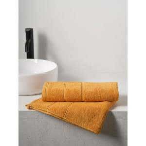 Полотенце махровое "Patterns" желто-оранжевый