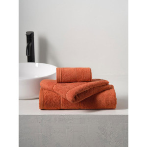 Набор махровых полотенец "Patterns" оранжевый 3 шт. Набор махровых полотенец "Patterns" оранжевый 3 шт.
