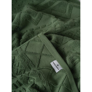 Набор махровых полотенец "Ornaments" зеленый 2 шт.