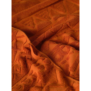 Набор махровых полотенец "Ornaments" оранжевый 2 шт.