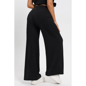 Костюм двойка женский №26009 лапша (последний размер) черный 56