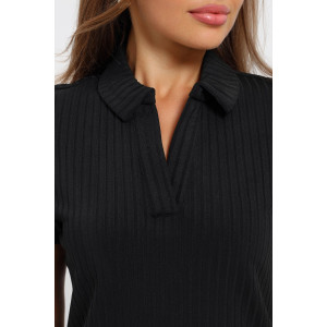 Костюм двойка женский №26009 лапша (последний размер) черный 56