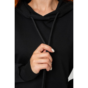 Костюм двойка женский №14405 футер 2-х нитка (последний размер) черный 48