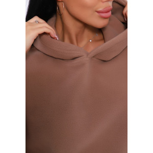 Костюм двойка женский №20680 флис (последний размер) бежевый 46-48,58-60