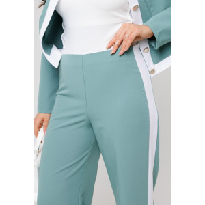 Костюм двойка женский №43079 поливискоза (последний размер) зеленый 52,54 Костюм двойка женский №43079 поливискоза (последний размер) зеленый 52,54