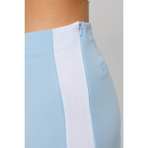 Костюм двойка женский №43079 поливискоза (последний размер) голубой 48,52