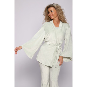 Костюм тройка женский №78535 велюр (последний размер) фисташковый 58 Костюм тройка женский №78535 велюр (последний размер) фисташковый 58