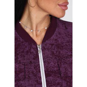 Костюм двойка женский №26607 футер 2-х нитка (последний размер) винный 46,48