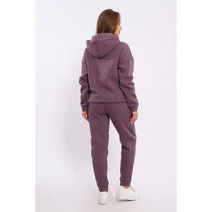 Костюм двойка женский №36874 футер 3-х нитка с начесом (последний размер) лиловый 52,54 Костюм двойка женский №36874 футер 3-х нитка с начесом (последний размер) лиловый 52,54