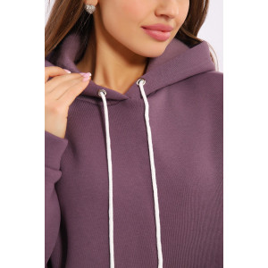 Костюм двойка женский №36874 футер 3-х нитка с начесом (последний размер) лиловый 52,54 Костюм двойка женский №36874 футер 3-х нитка с начесом (последний размер) лиловый 52,54