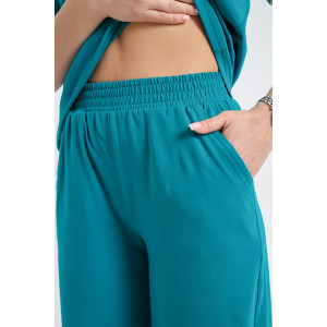 Костюм двойка женский №26006 кулирка (последний размер) зеленый 48,52