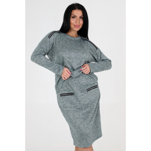 Костюм двойка женский №31777 (с юбкой) ангора (последний размер) зеленый 50,54,56 Костюм двойка женский №31777 (с юбкой) ангора (последний размер) зеленый 50,54,56