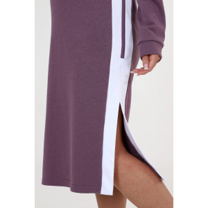 Платье женское №24771 футер 3-х нитка (последний размер) брусничный 52