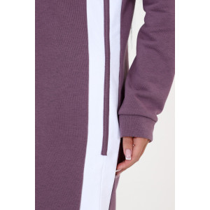 Платье женское №24771 футер 3-х нитка (последний размер) брусничный 52