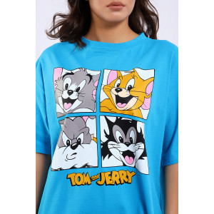 Платье женское ЕПЛ-1060 кулирка (последний размер) голубой 50 Платье женское ЕПЛ-1060 кулирка (последний размер) голубой 50