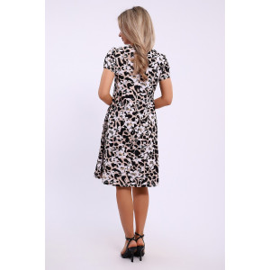 Платье женское №51192 кулирка (последний размер) ванильные цветы 48 Платье женское №51192 кулирка (последний размер) ванильные цветы 48