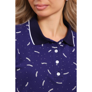 Платье женское №050 пике (последний размер) темно-синий 48 Платье женское №050 пике (последний размер) темно-синий 48