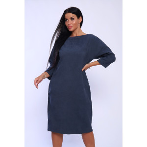 Платье женское №82033 микровельвет (последний размер) фумэ 56