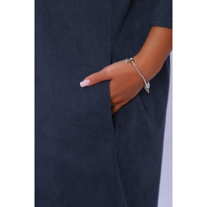 Платье женское №82033 микровельвет (последний размер) фумэ 56