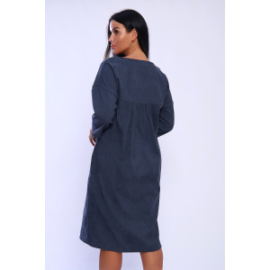 Платье женское №82033 микровельвет (последний размер) фумэ 56