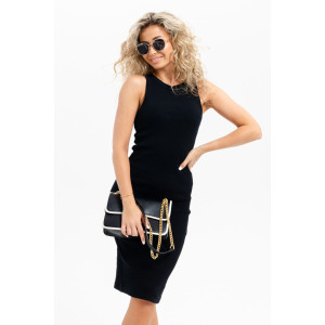 Платье женское №14412 кашкорсе (последний размер) черный 48,50 Платье женское №14412 кашкорсе (последний размер) черный 48,50