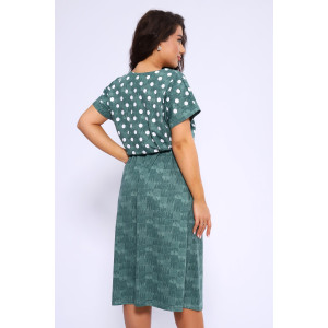 Платье женское №24250 кулирка (последний размер) зеленый 56,60 Платье женское №24250 кулирка (последний размер) зеленый 56,60