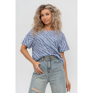 Туника женская №36832 кулирка (последний размер) белый 50