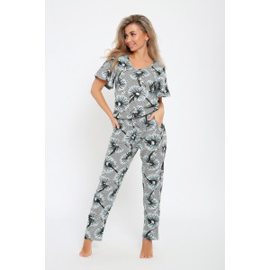 Костюм двойка женский №21028 кулирка (последний размер) серый 50 Костюм двойка женский №21028 кулирка (последний размер) серый 50