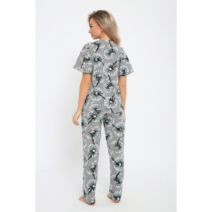 Костюм двойка женский №21028 кулирка (последний размер) серый 50 Костюм двойка женский №21028 кулирка (последний размер) серый 50