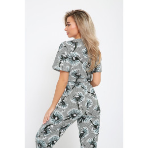 Костюм двойка женский №21028 кулирка (последний размер) серый 50 Костюм двойка женский №21028 кулирка (последний размер) серый 50